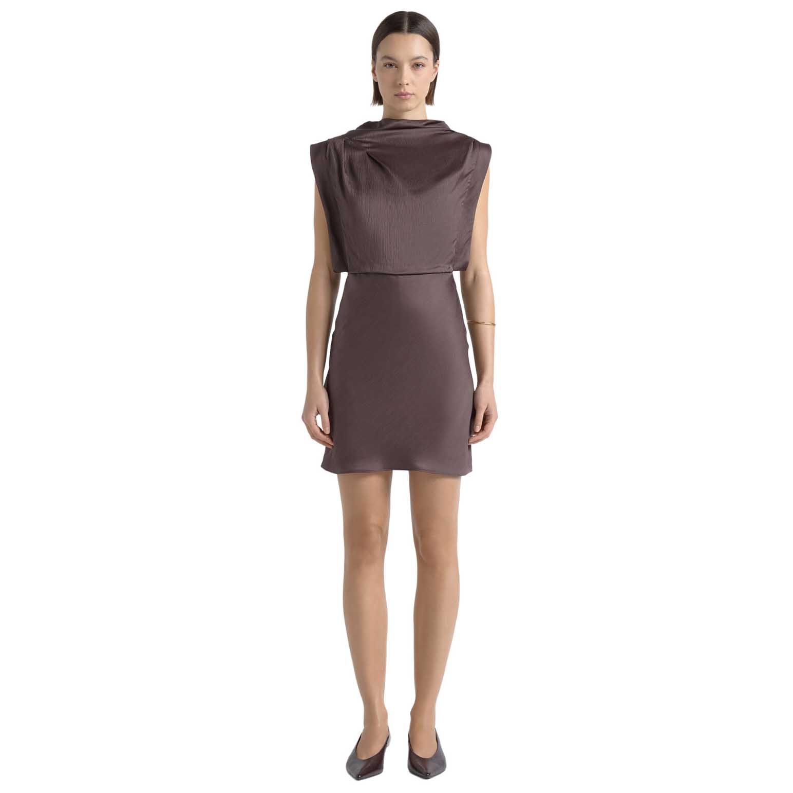 Cue Cowl Neck Mini dress